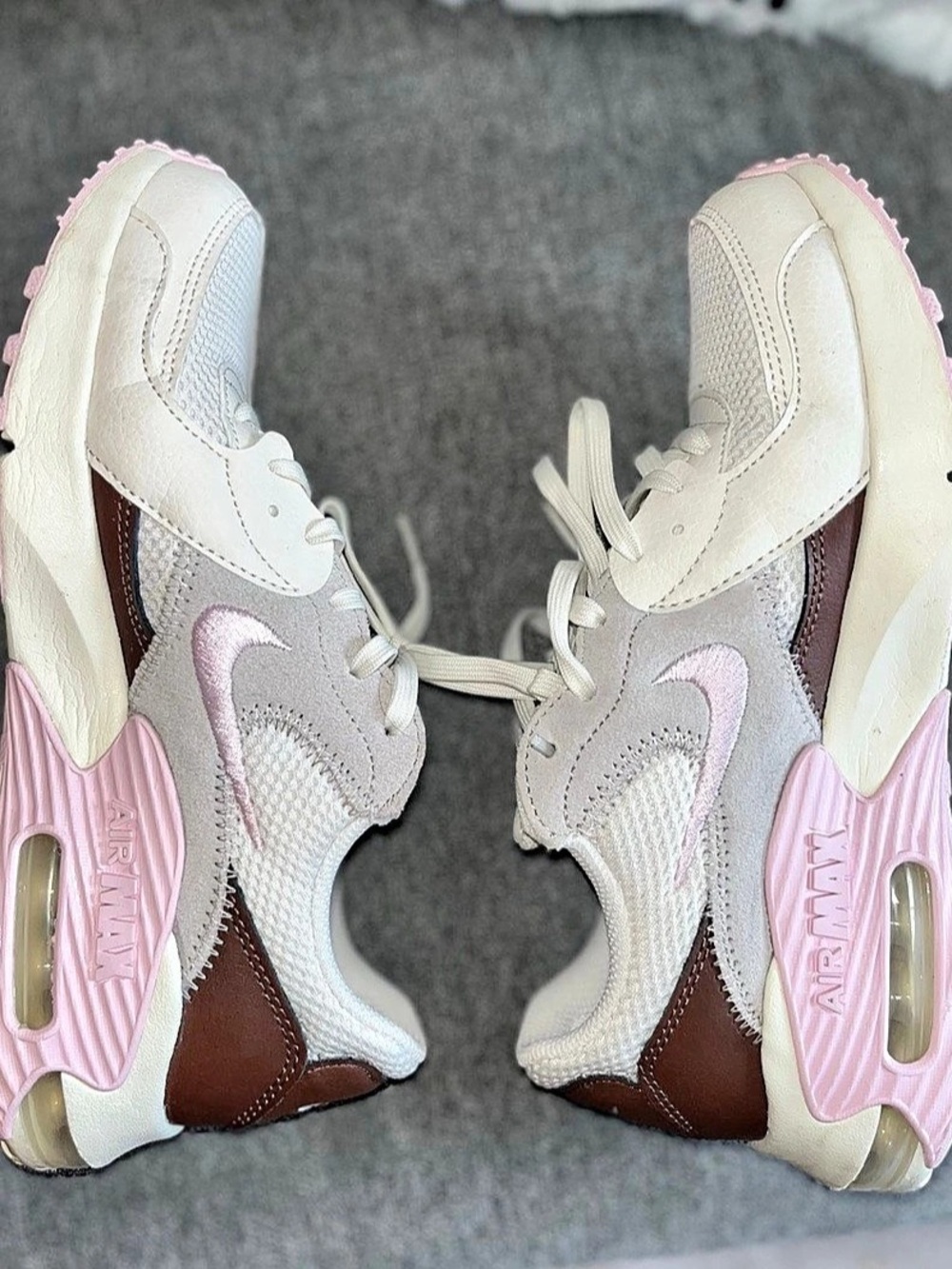 Nike Air Max 90 Women's Sneakers White & Pink US 7.5